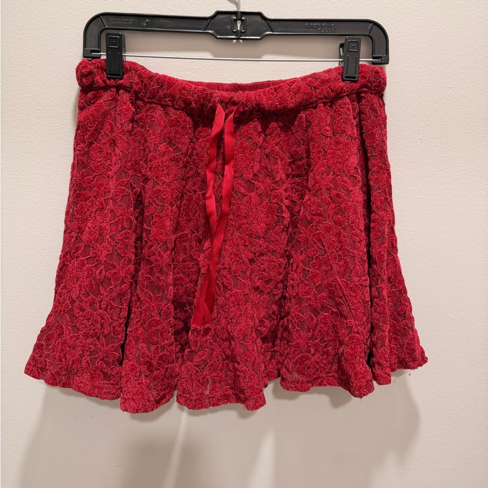 Aerie lace mini skirt